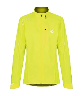 Dare2b Womens/Ladies Mediant Waterproof Shell Jacket (Fluro Yellow) - UTRG4273