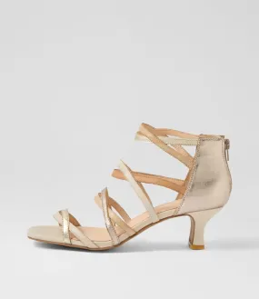 DJANGO & JULIETTE Umeas Vanilla Multi Leather Sandals