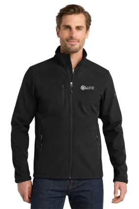 Eddie Bauer Shaded Crosshatch Soft Shell Jacket, Black [Lucid Bots]