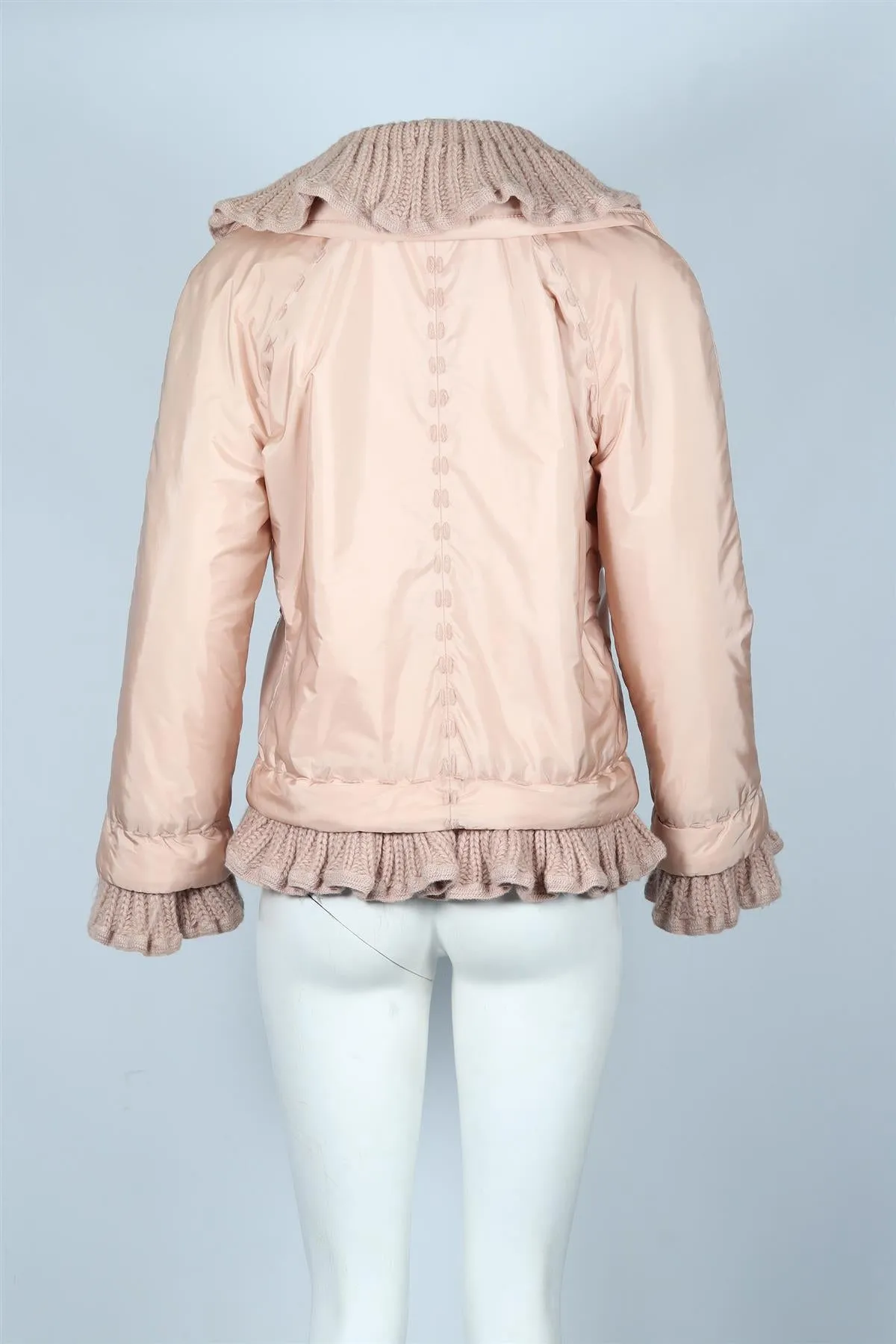 ERMANNO SCERVINO KNIT AND PADDED SHELL JACKET IT 42 UK 10