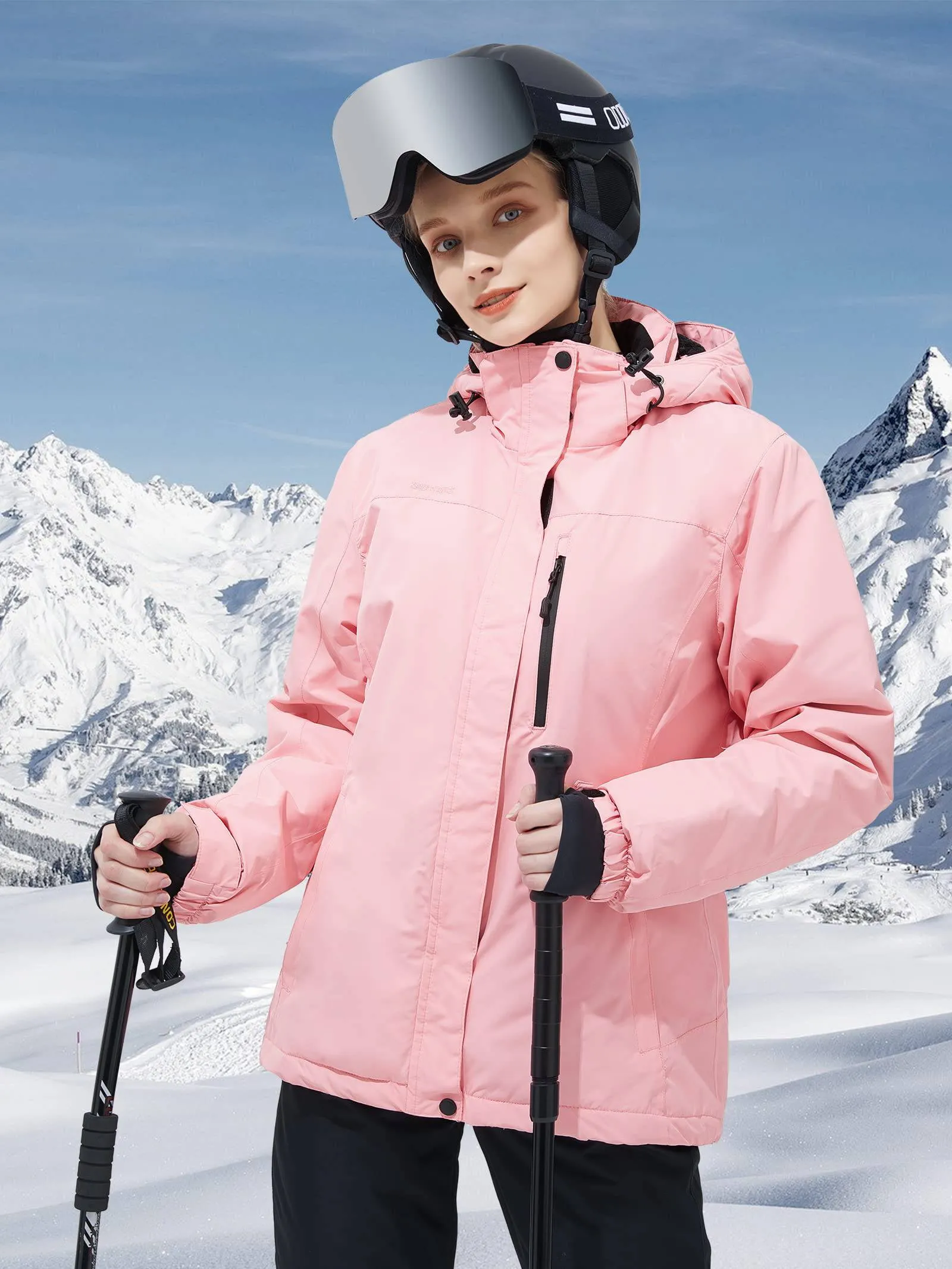 ETHEREAL Women's Waterproof Ski Snow Jacket