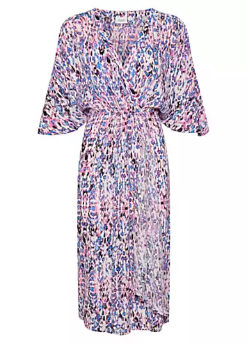 Everley Half Sleeve Wrap Dress by Saint Tropez | Look Again