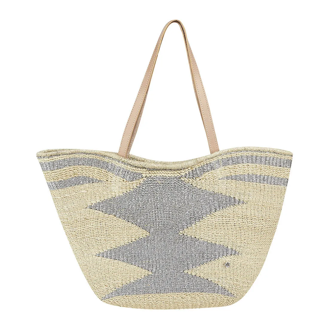 Florabella Abaca Tiber Woven Tote