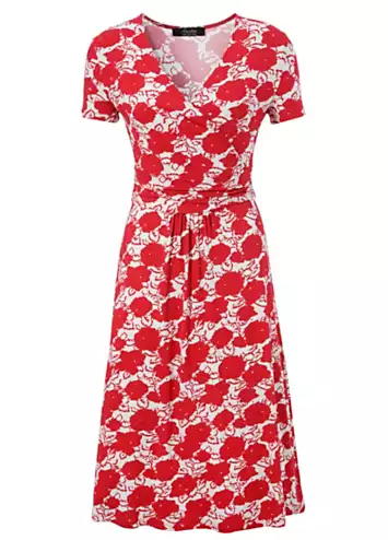 Floral Wrap Effect Summer Dress by Aniston | Look Again