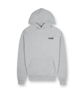 FOUR    Circles Logo Hoodie Grey