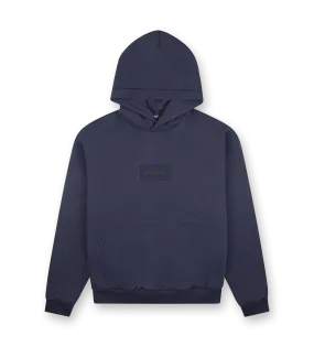 FOUR    Inside Out Regular Hoodie Marine Blue