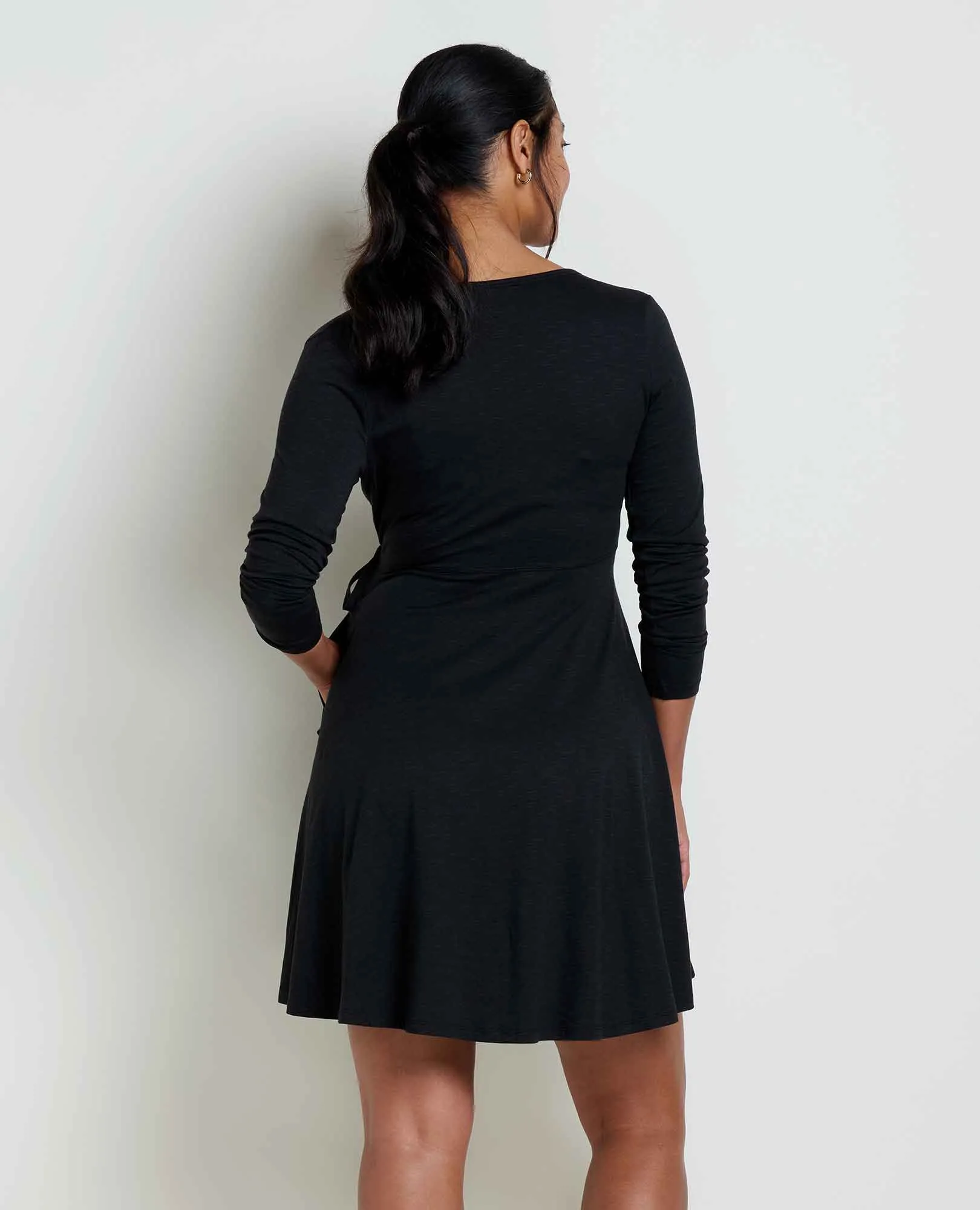 Freesia Long Sleeve Wrap Dress