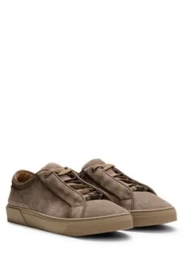 Gary low-top trainers in suede