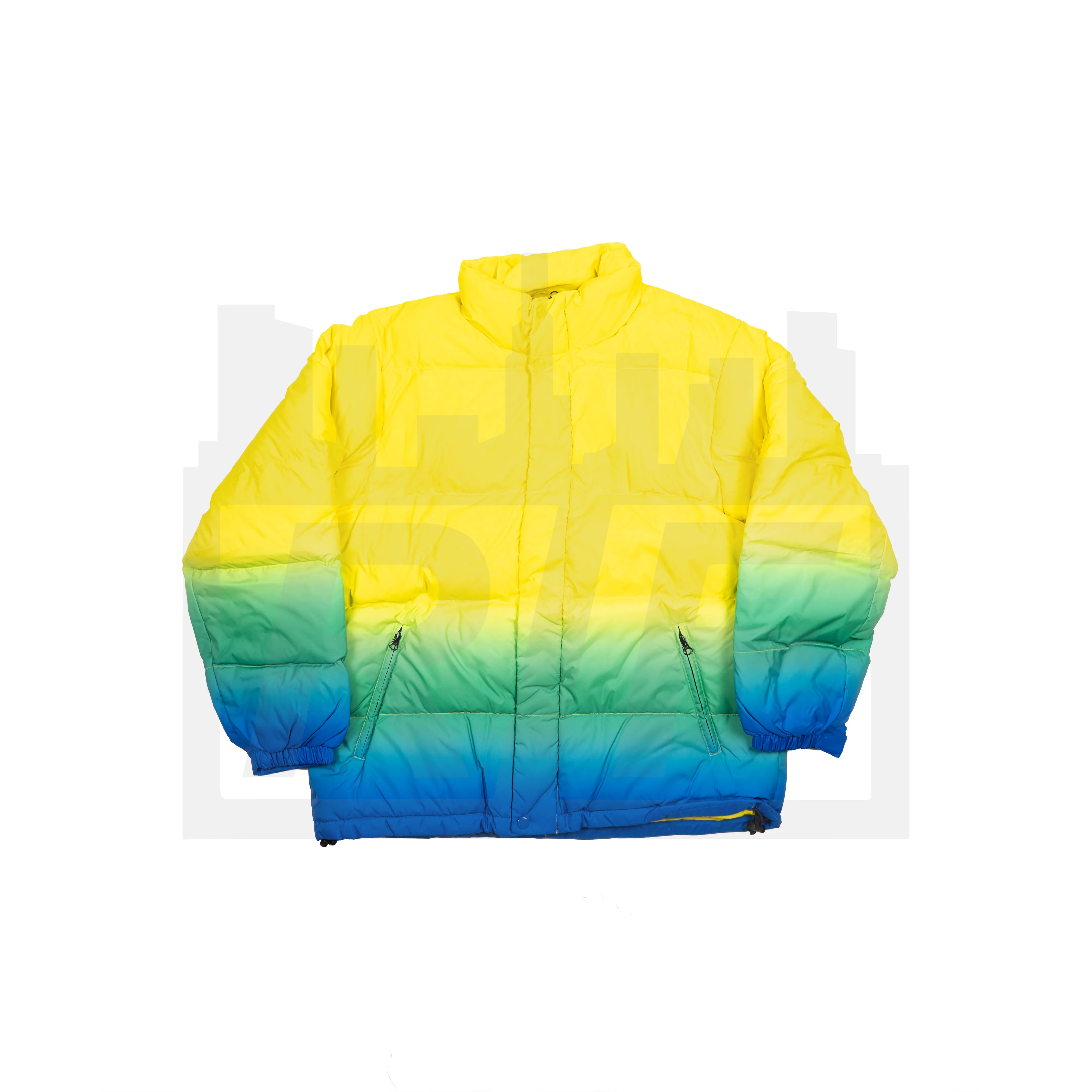 Gradient Puffy Jacket (S/S18) Yellow