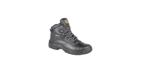 Grafters M216A Black Leather Safety Boot | Work & Wear Direct