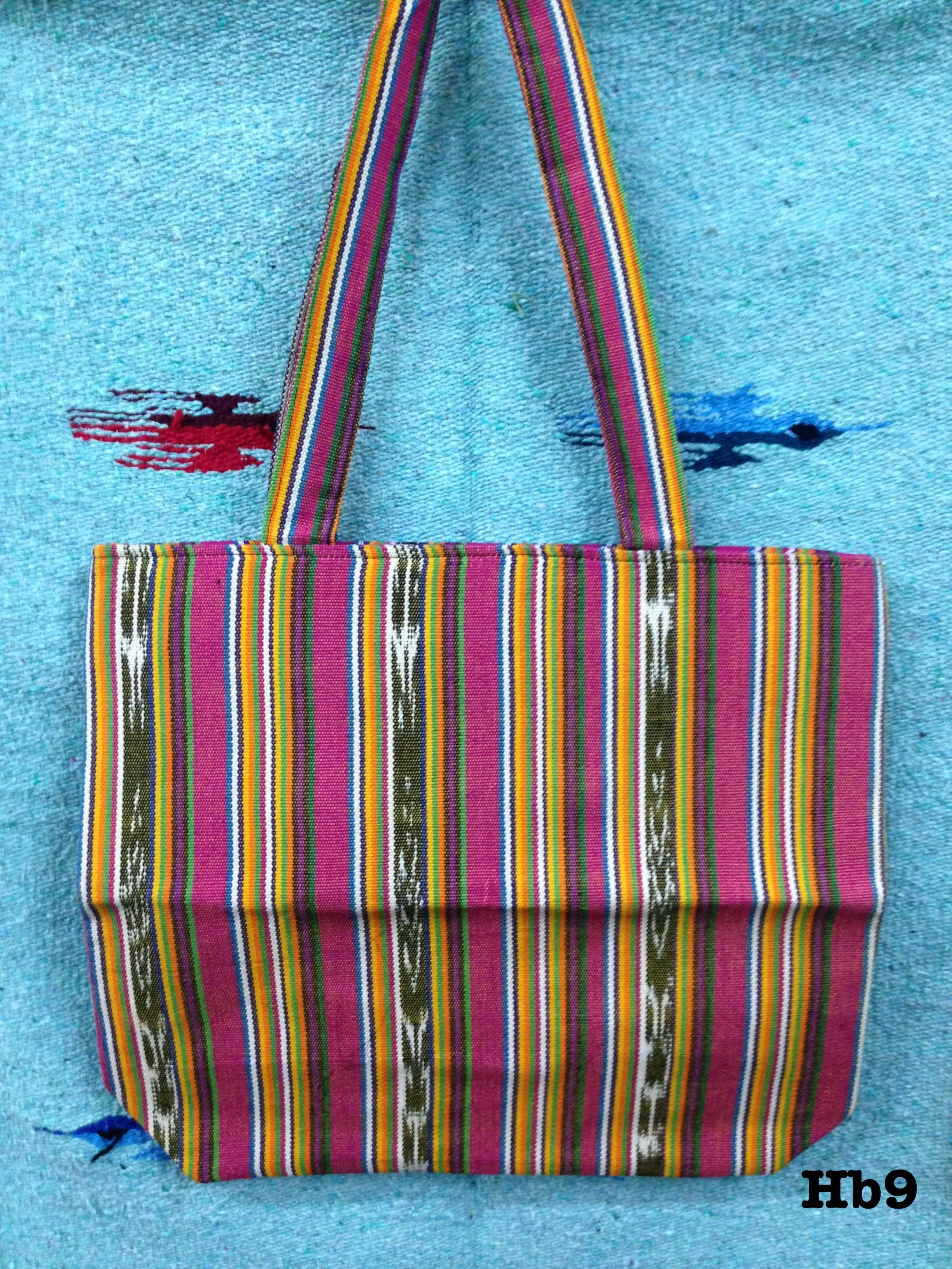 Guatemalan handwoven cotton tote bag