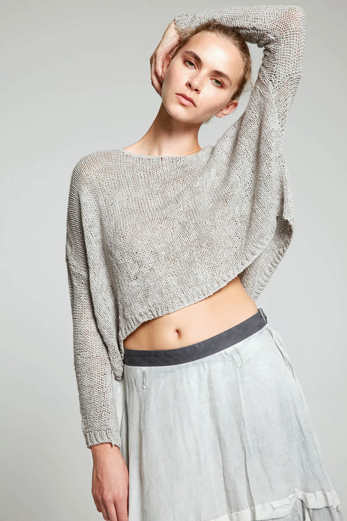 Hand Knitted Pullover - Original Gray