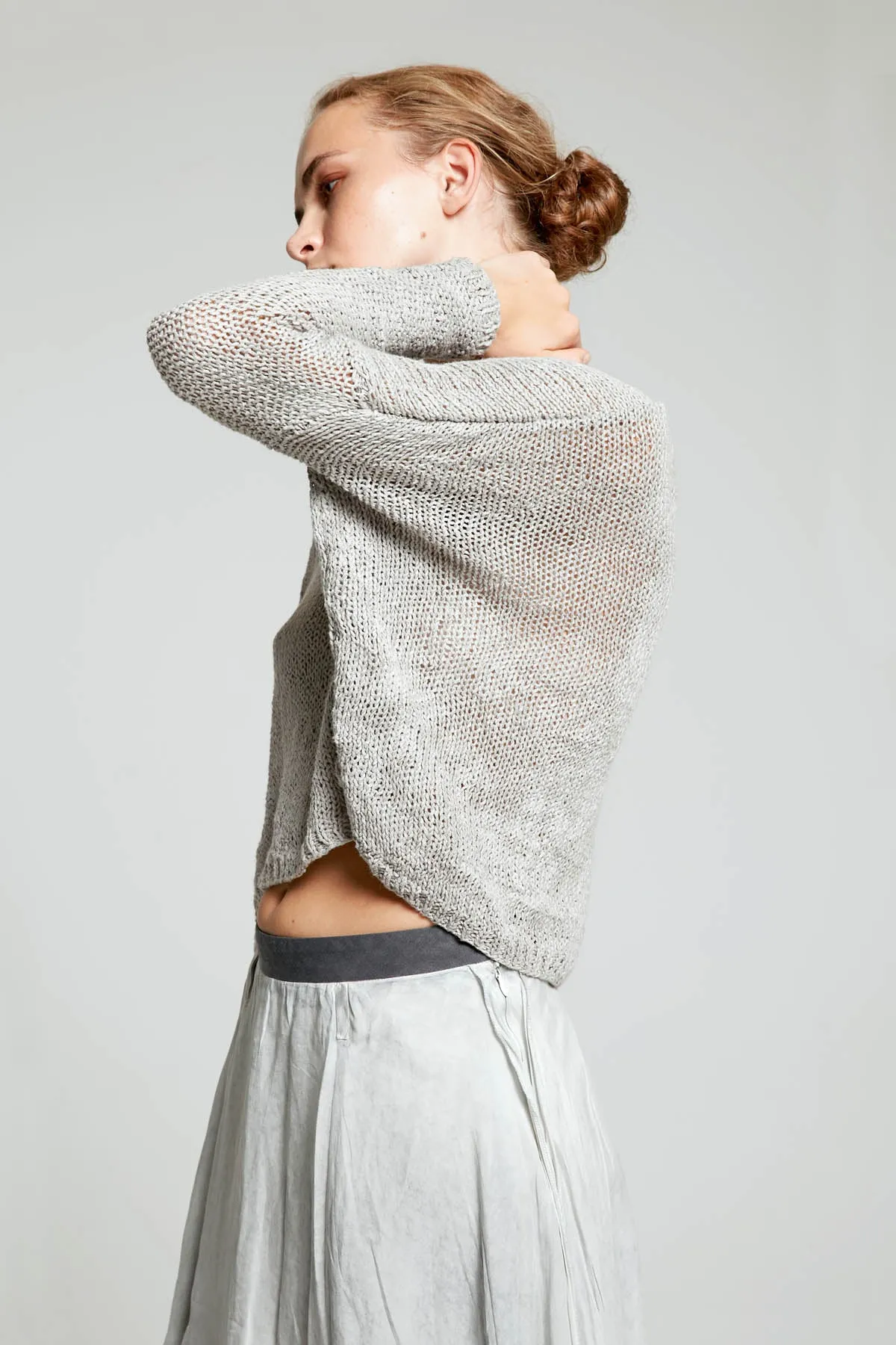 Hand Knitted Pullover - Original Gray