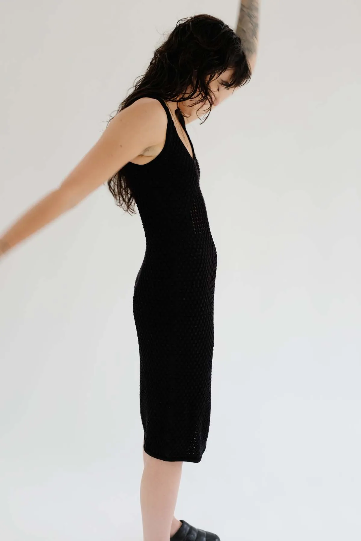 Haptic Tank Dress - Black