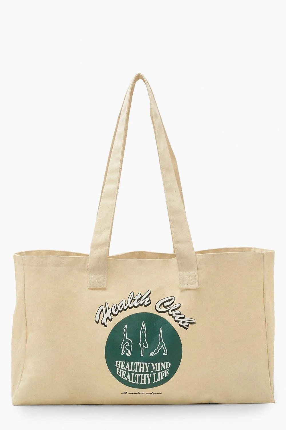 Health Club Canvas Tote