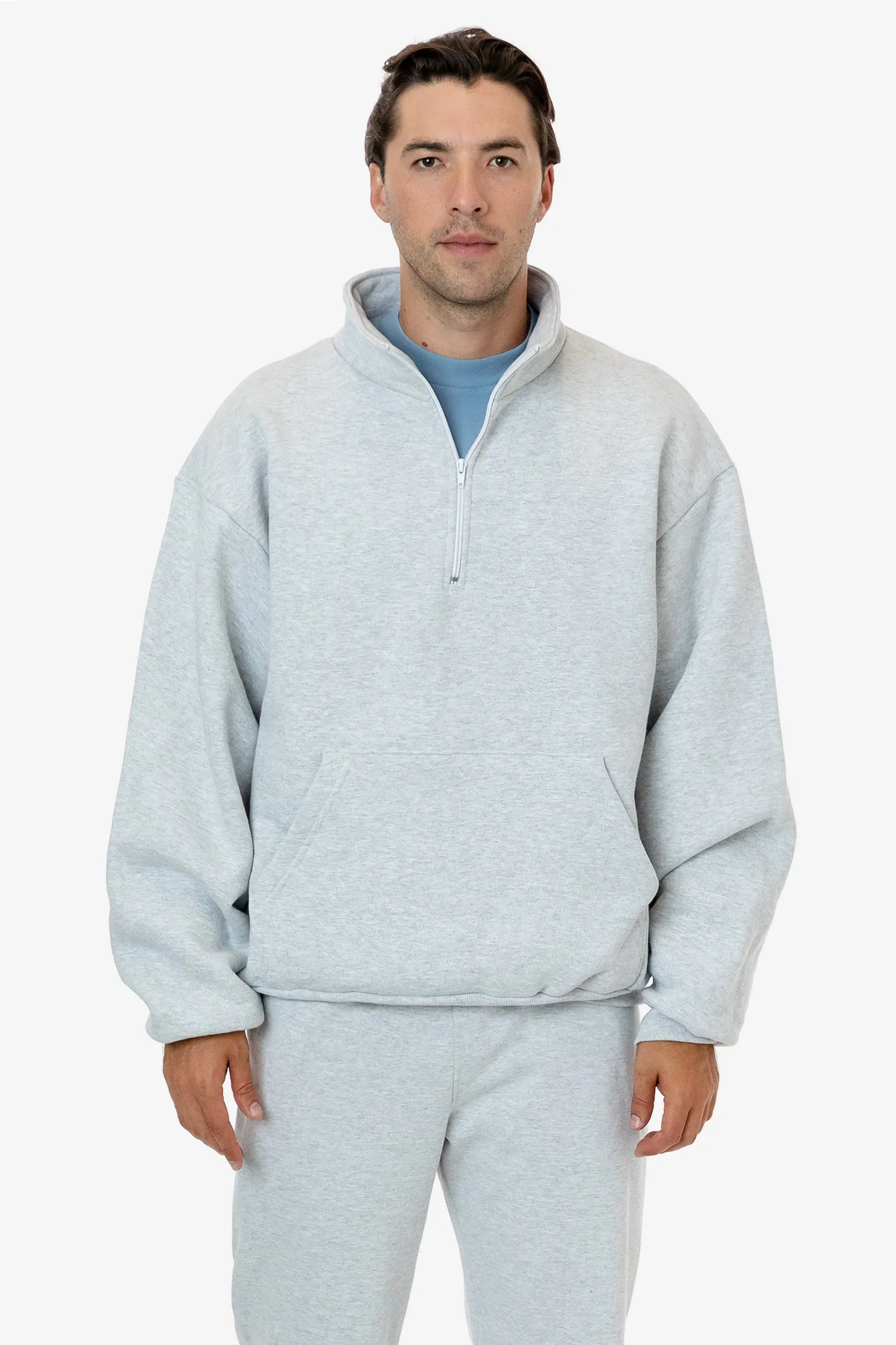 HFX408 - Heavy Fleece Half Zip Pullover (Piece Dye)