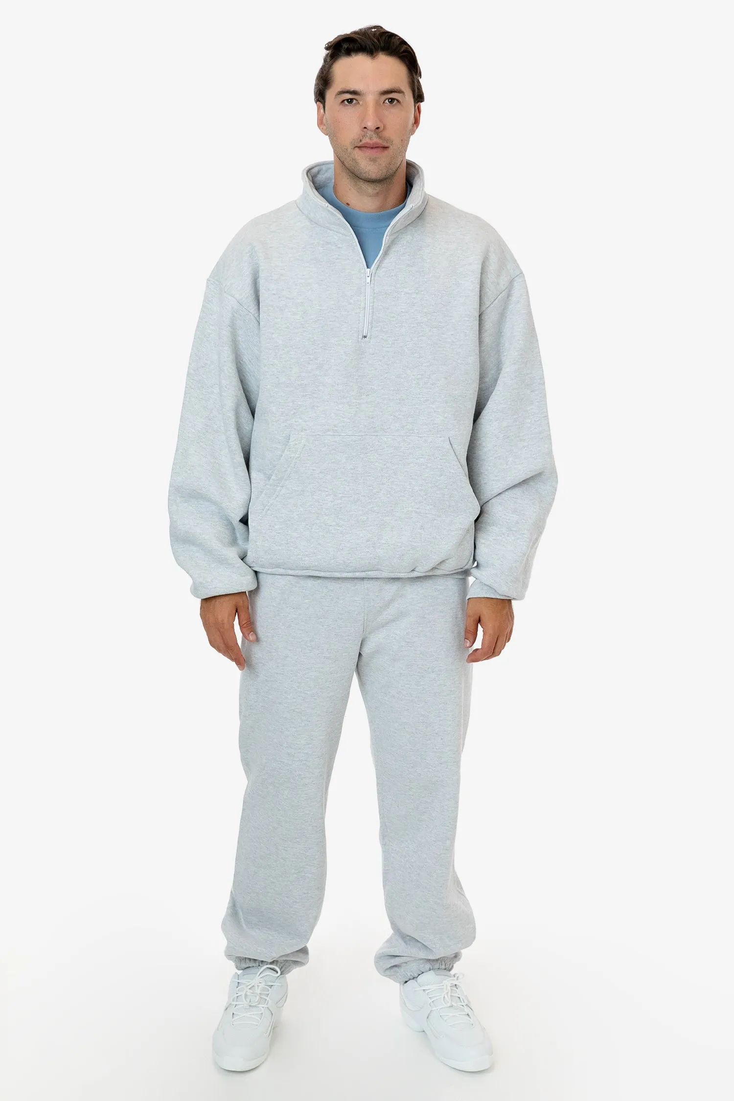 HFX408 - Heavy Fleece Half Zip Pullover (Piece Dye)