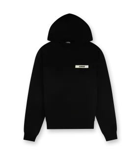 Jacquemus    Le Hoodie Gros Grain Black