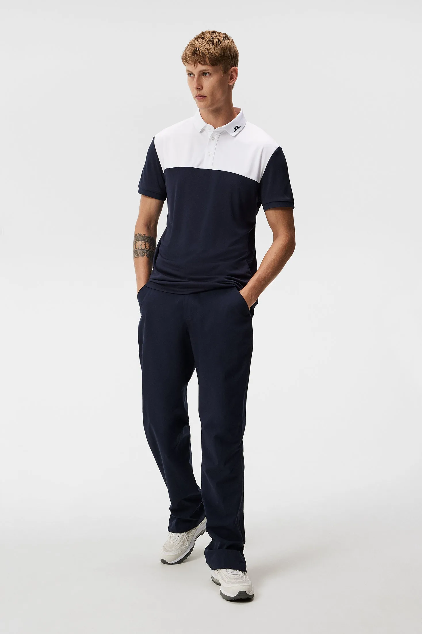 Jeff Reg Fit Polo / White