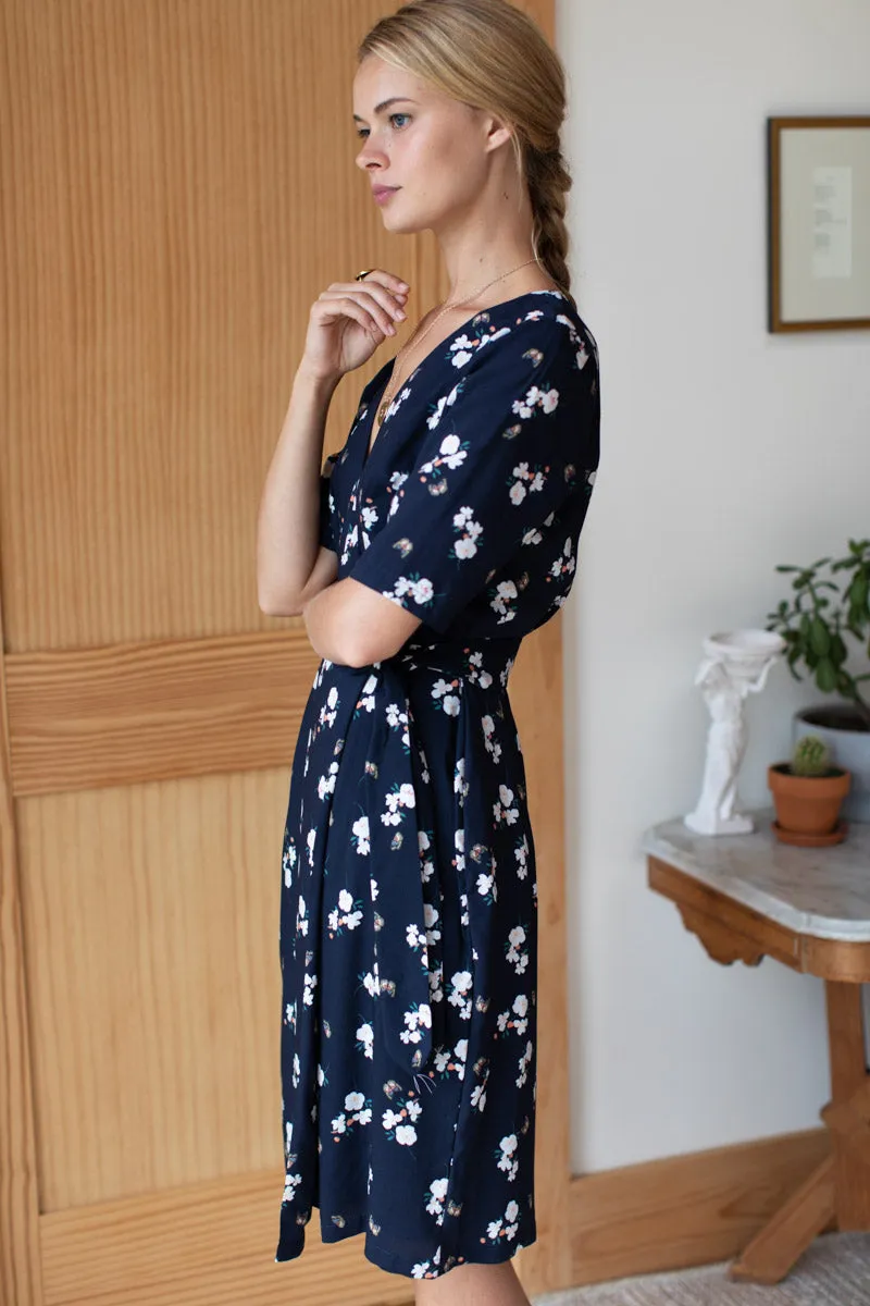 Jules Wrap dress - Butterflies Maritime