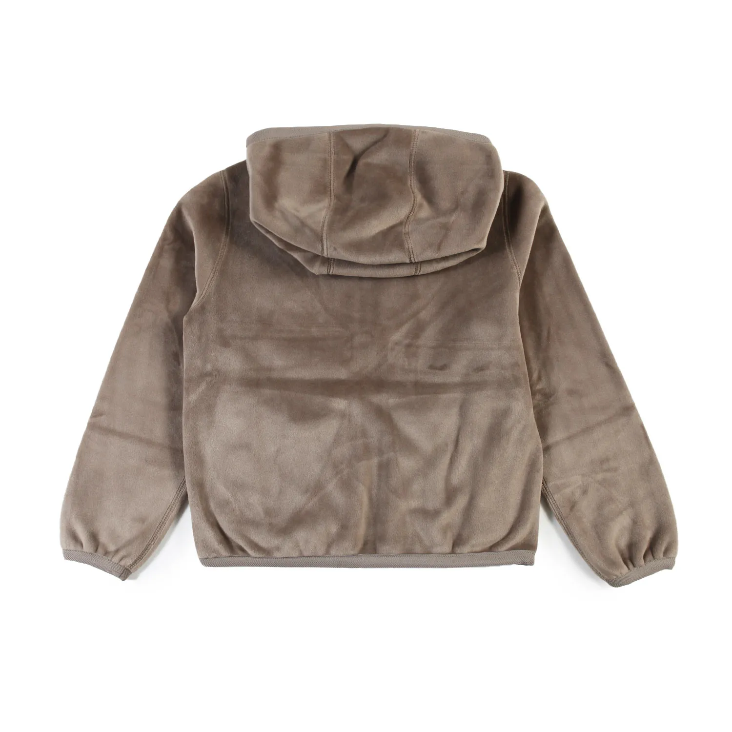 K-Way Taupe And Lilac Lily Velour Polar Double Jacket