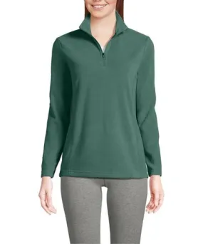 Lands' End Women's Petite Anyweather Fleece Quarter Zip Pullover