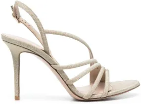 Le Silla strappy-design 100mm sandals Gold