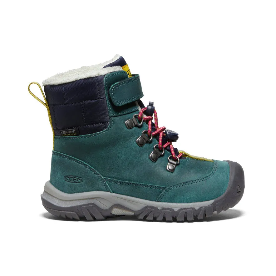 Little Kids' Kanibou Waterproof Winter Boot  |  Deep Lagoon/Jazzy