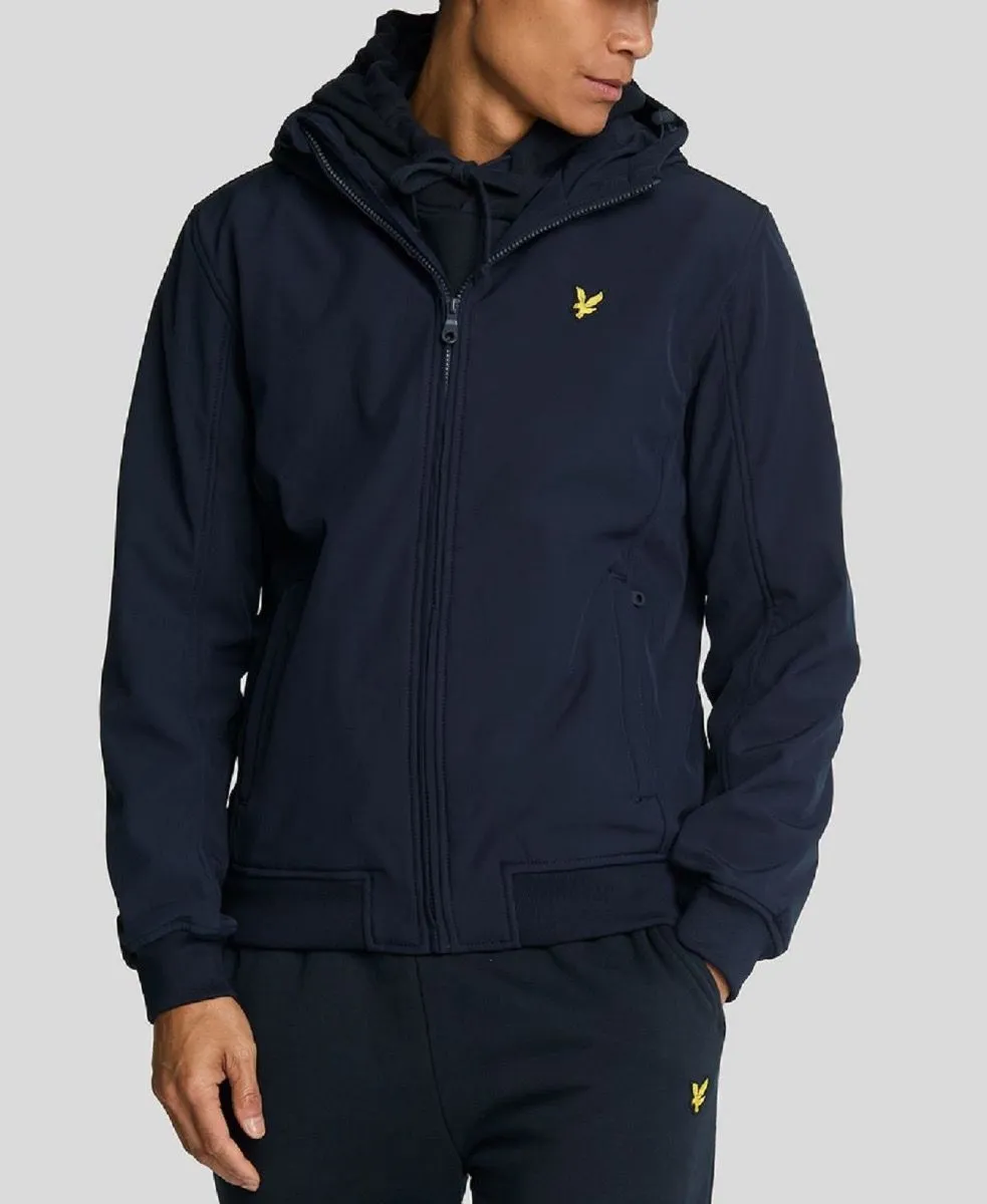 Lyle & Scott Fleece Back Softshell Jacket Dark Navy