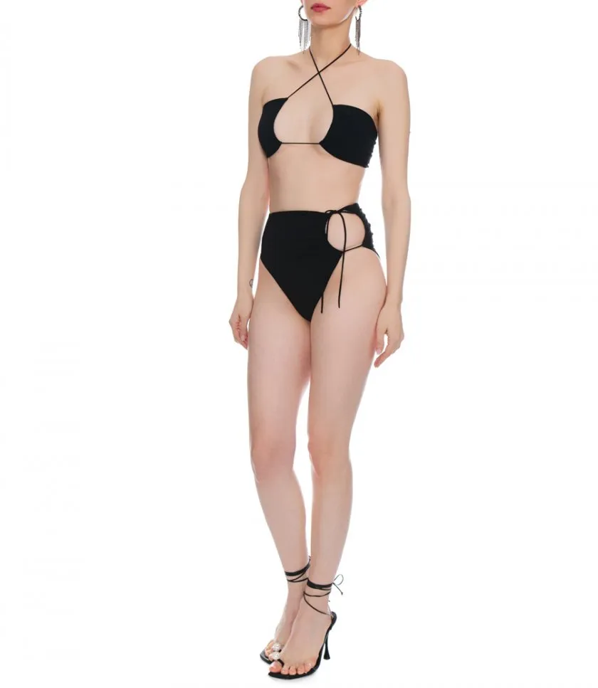 MAGDA BUTRYMCRISS CROSS BANDEAU BIKINI