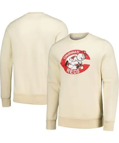 Majestic Threads Men's MLB Cincinnati Reds Fleece Pullover Sweatshirt