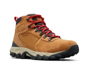 Men's | Columbia | BM2812-286 | Men's Newton Ridge Plus II  Suede Waterproof |  Elk, Mountain Red