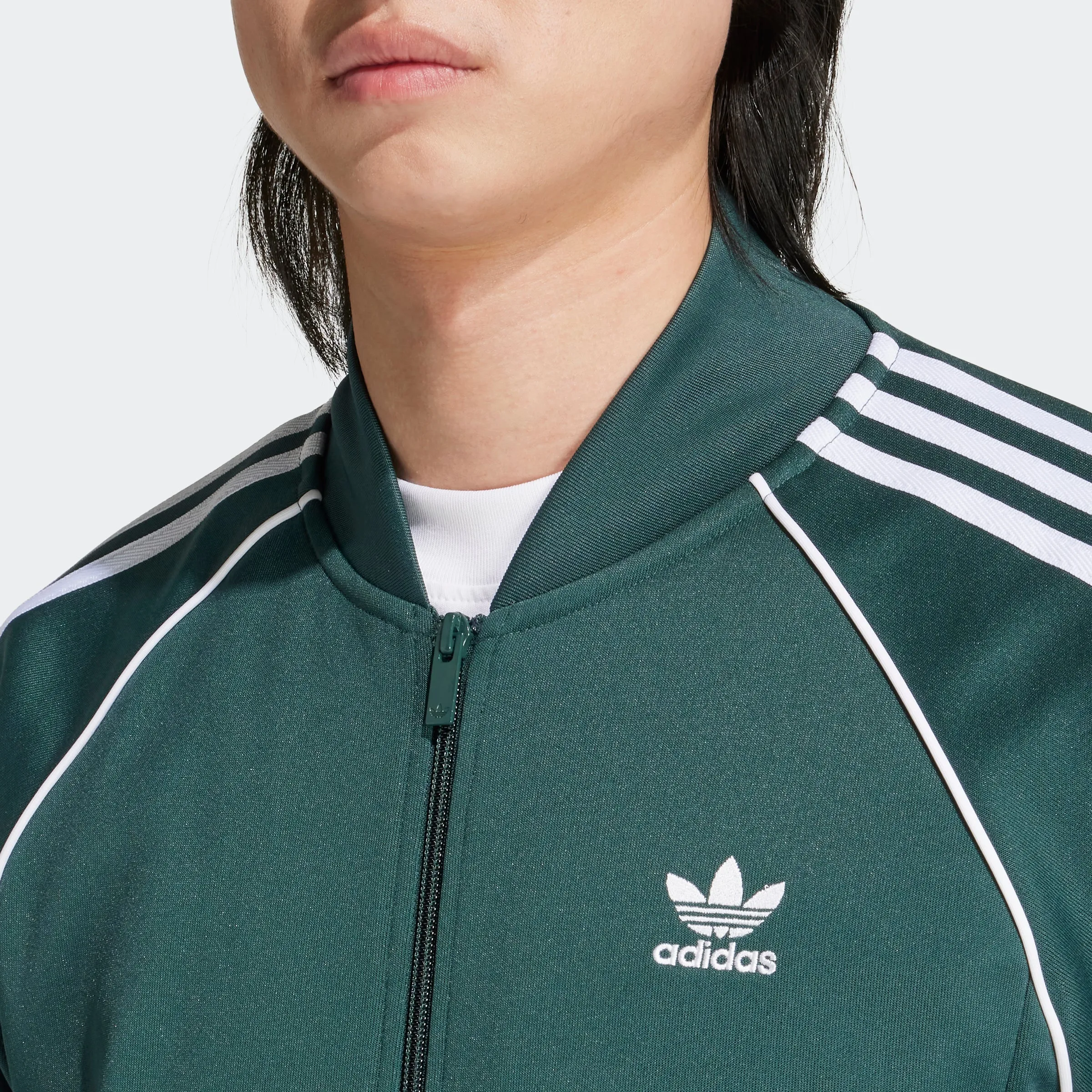 Men's adidas Originals Adicolor Classics SST Track Jacket Mineral Green