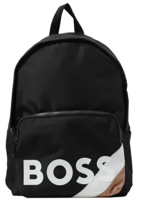 Men's Catch 2.0 M Black Canvas with Zip Closure Backpack - Black