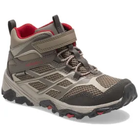 Merrell Big Kid's Moab FST Mid A/C Waterproof Boot - Boulder