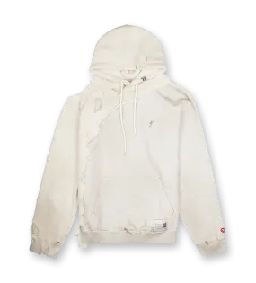 Mihara    Layered Hoodie White