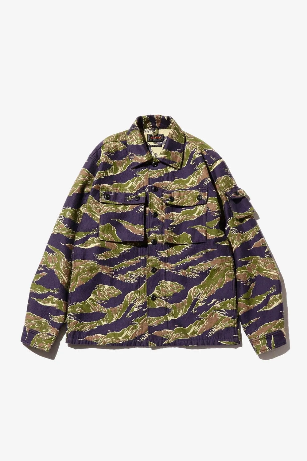 MIL SHT-JAC Tiger Stripe Jacquard Jacket