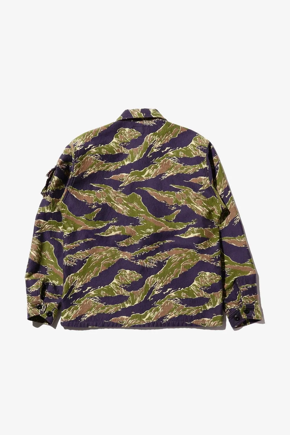 MIL SHT-JAC Tiger Stripe Jacquard Jacket