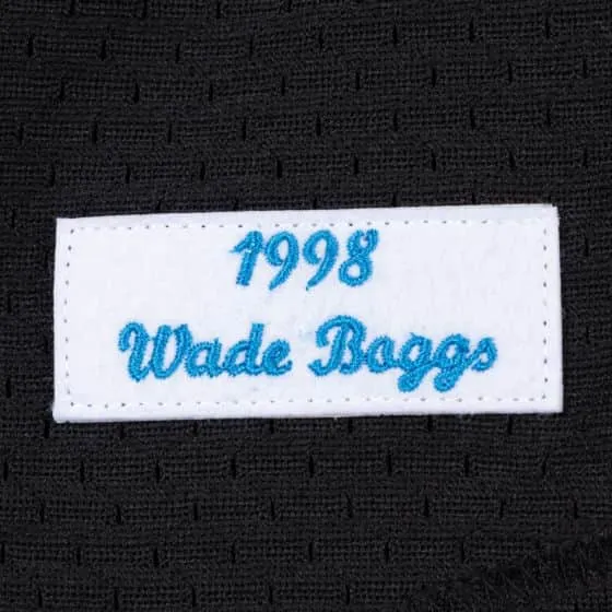 Mitchell & Ness MLB Authentic Wade Boggs Tampa Bay Rays 1998 BP Pullover Jersey (Black)