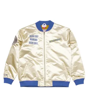 Mitchell & Ness NBA TEAM OG 2.0 LIGHTWEIGHT SATIN JACKET - GOLDEN