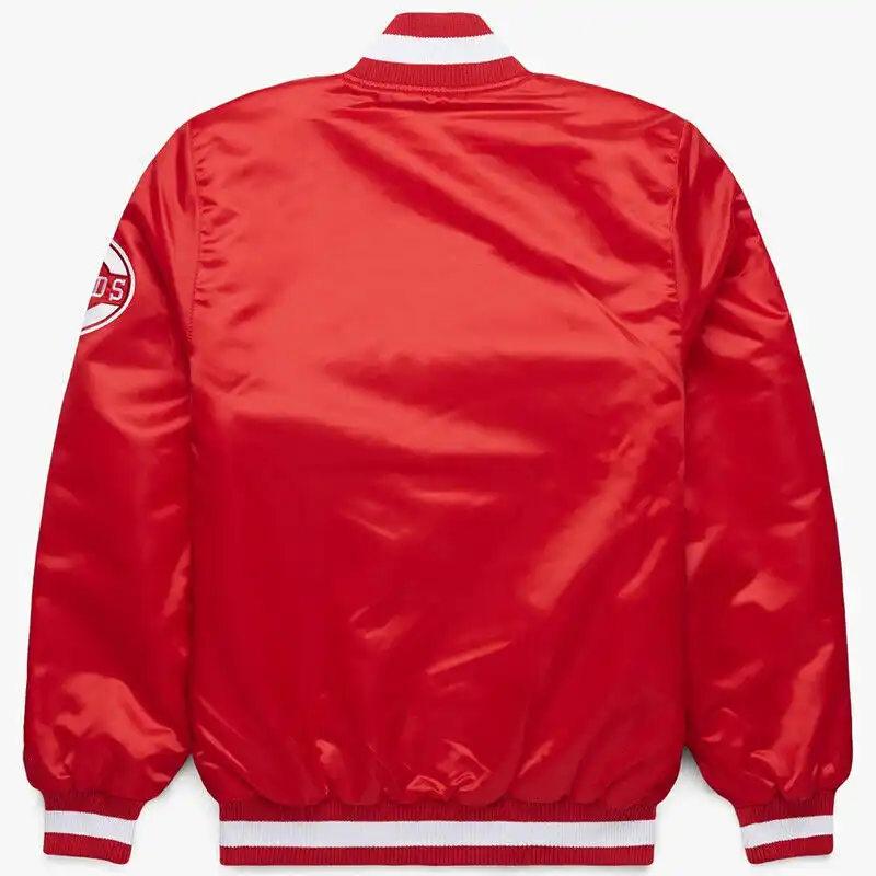 MLB Vintage 80’s Cincinnati Reds Baseball Varsity Jacket