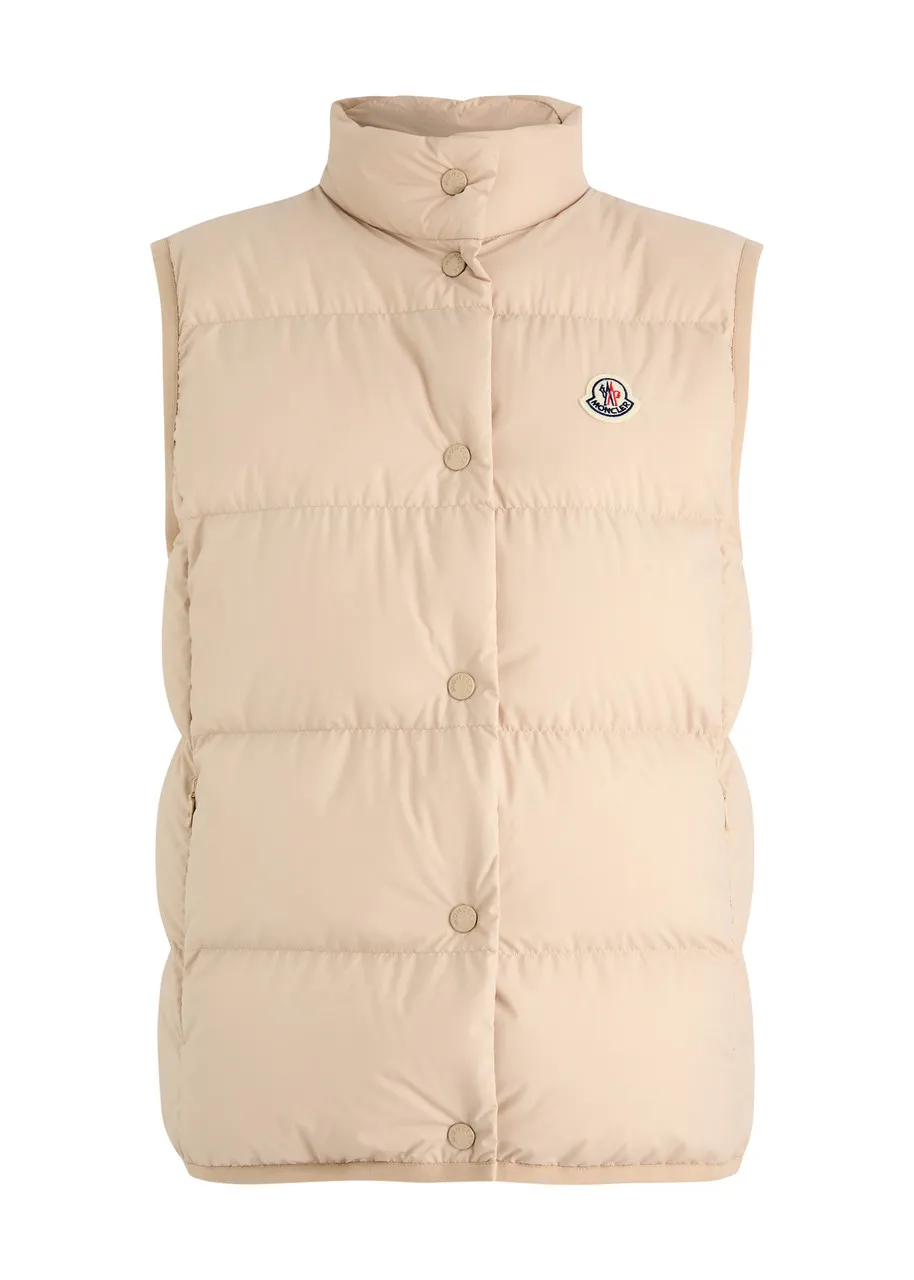 MONCLER Badia quilted shell gilet  -                         -                     -                