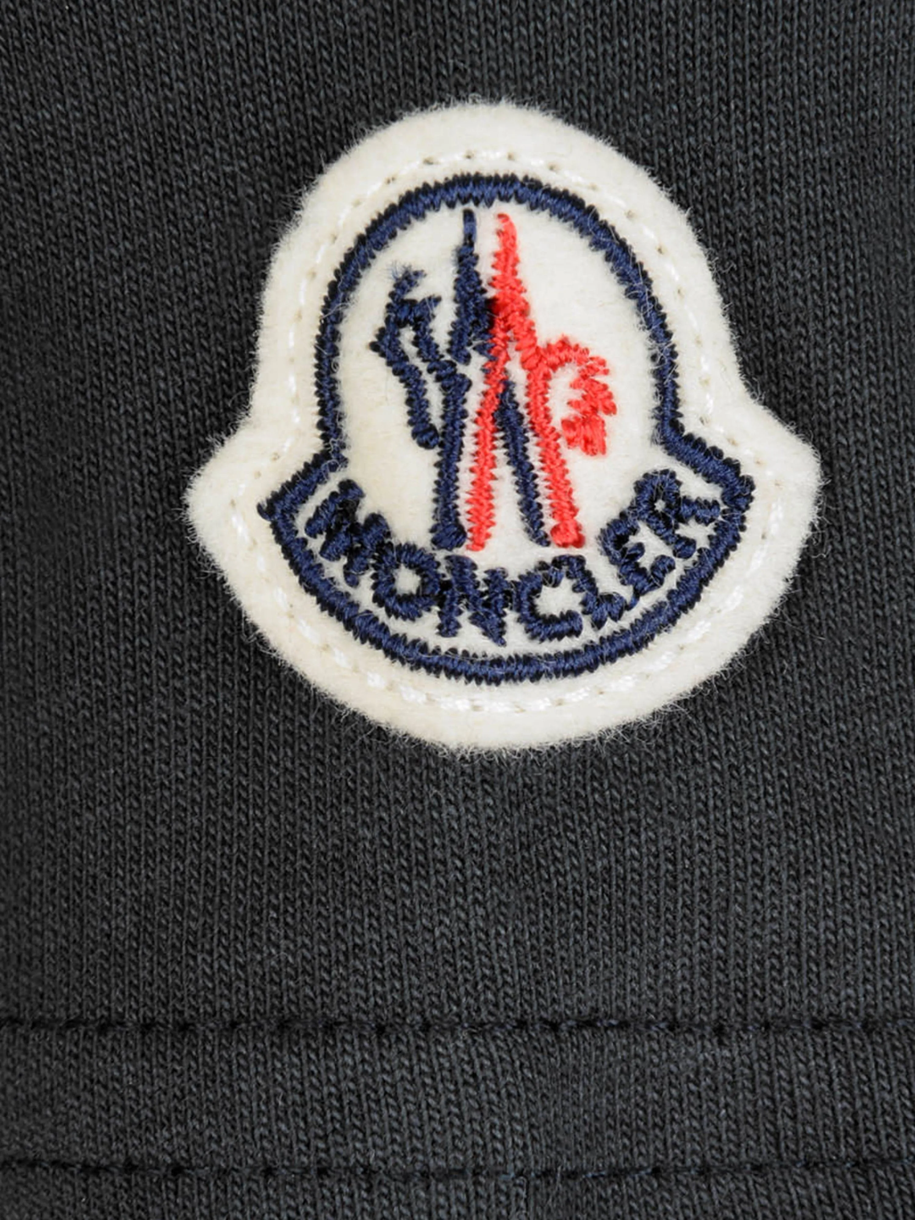 Moncler Enfant Cotton Logo Print Top