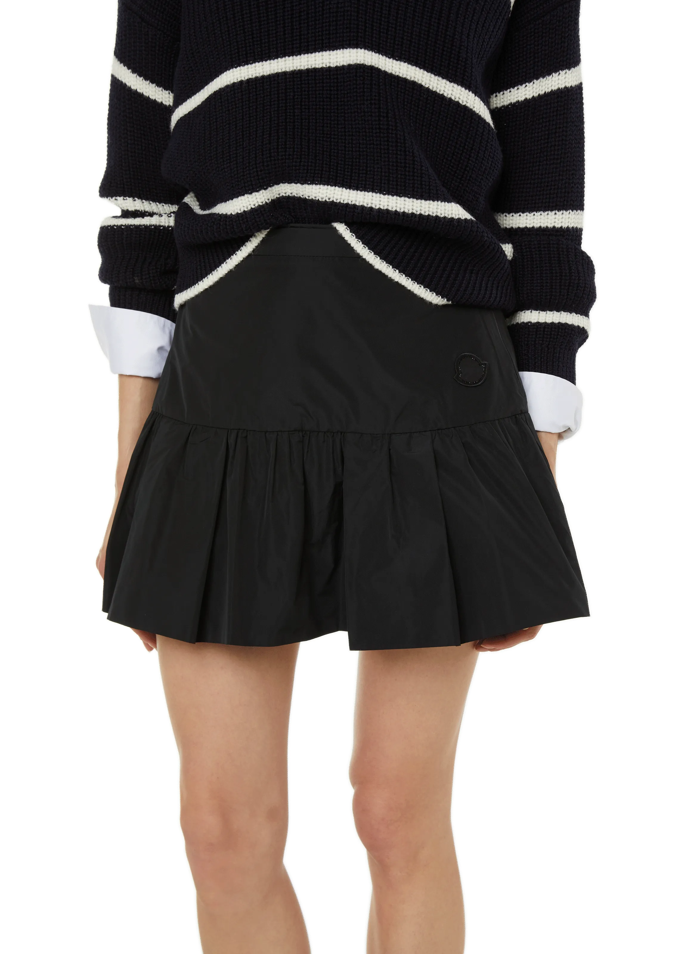 MONCLER  Mini skirt - Black