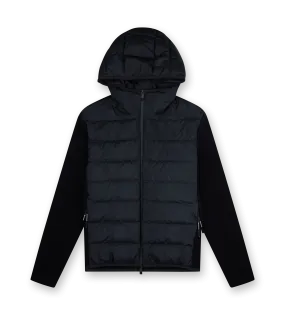 Moncler    Padded Cotton Zip-Up Hoodie Black