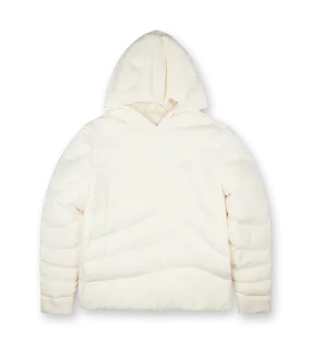 Moncler    Padded Wool Hoodie Beige