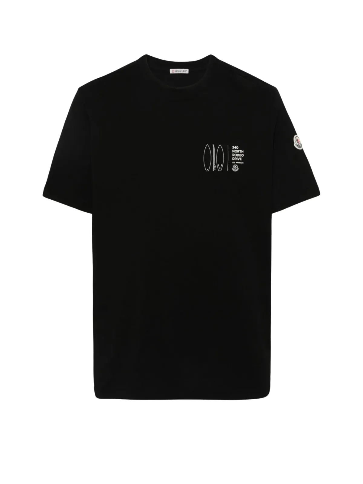 Moncler T-Shirt Slogan Black