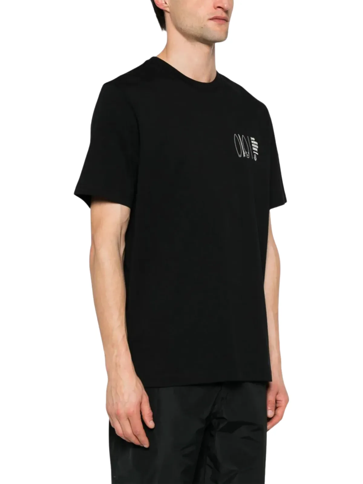 Moncler T-Shirt Slogan Black