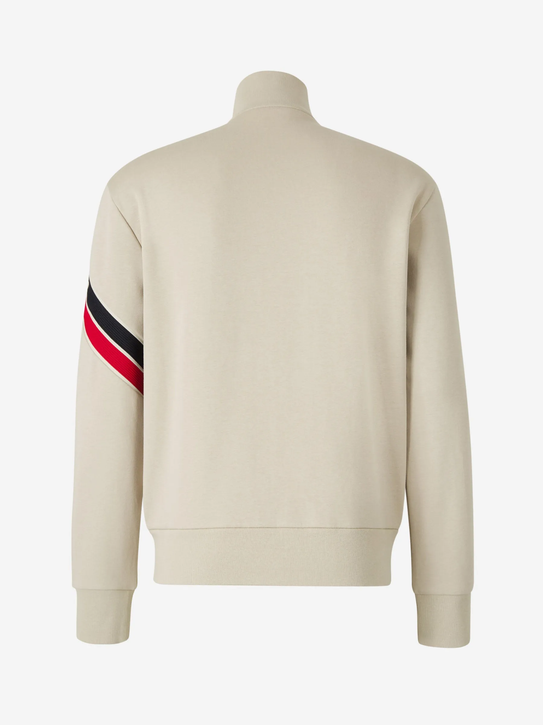 Moncler Tricolor Logo Zipper Sweatshirt 