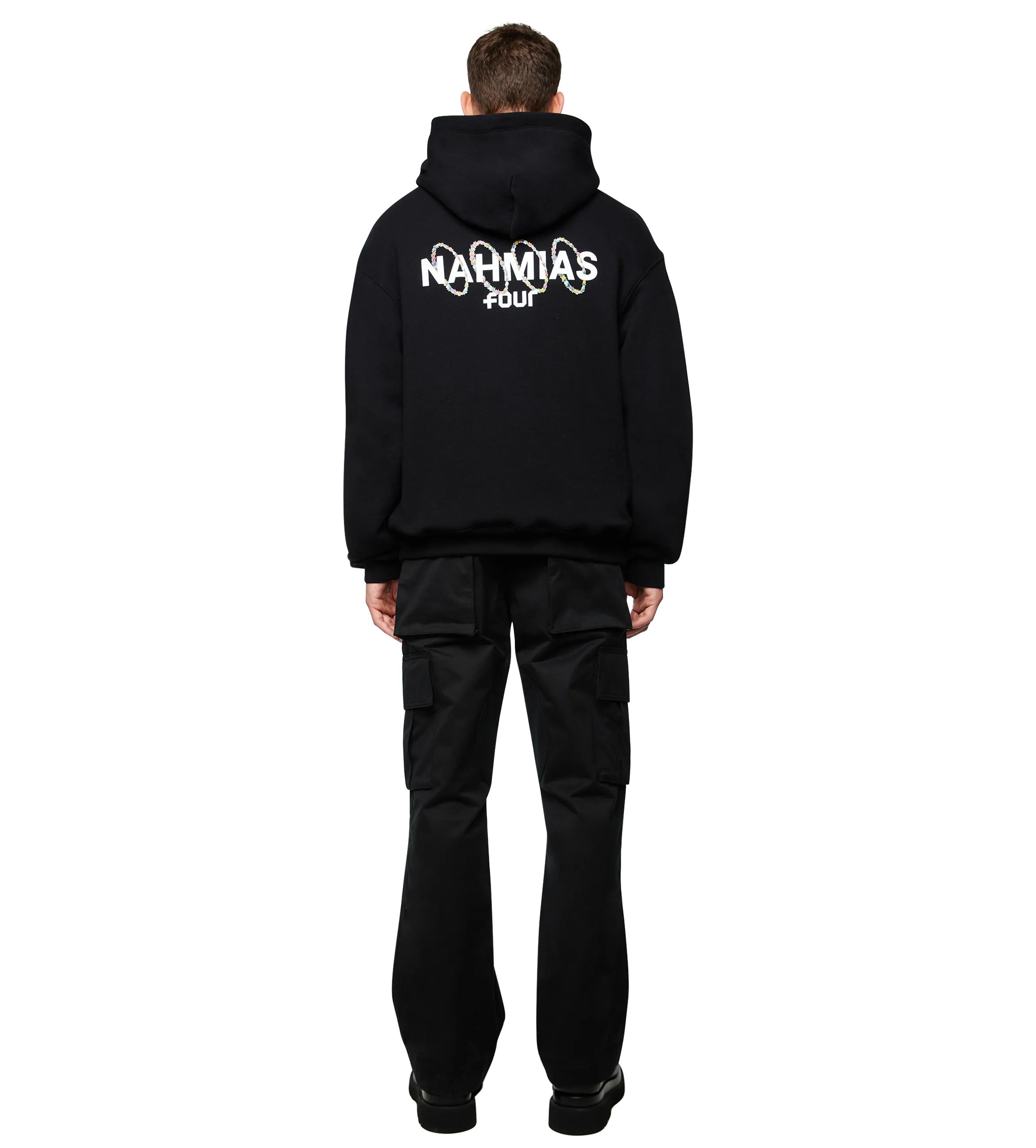 Nahmias    Nahmias x FOUR Flower Ring Hoodie Black